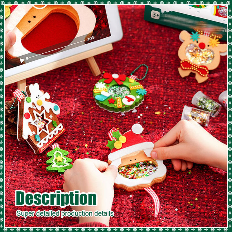 Christmas Themed Felt Decoration DIY Material Package