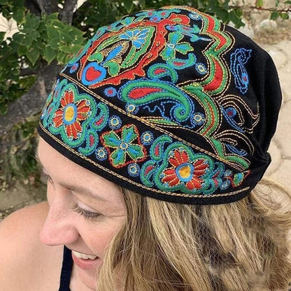 Embroidered Bandana Caps